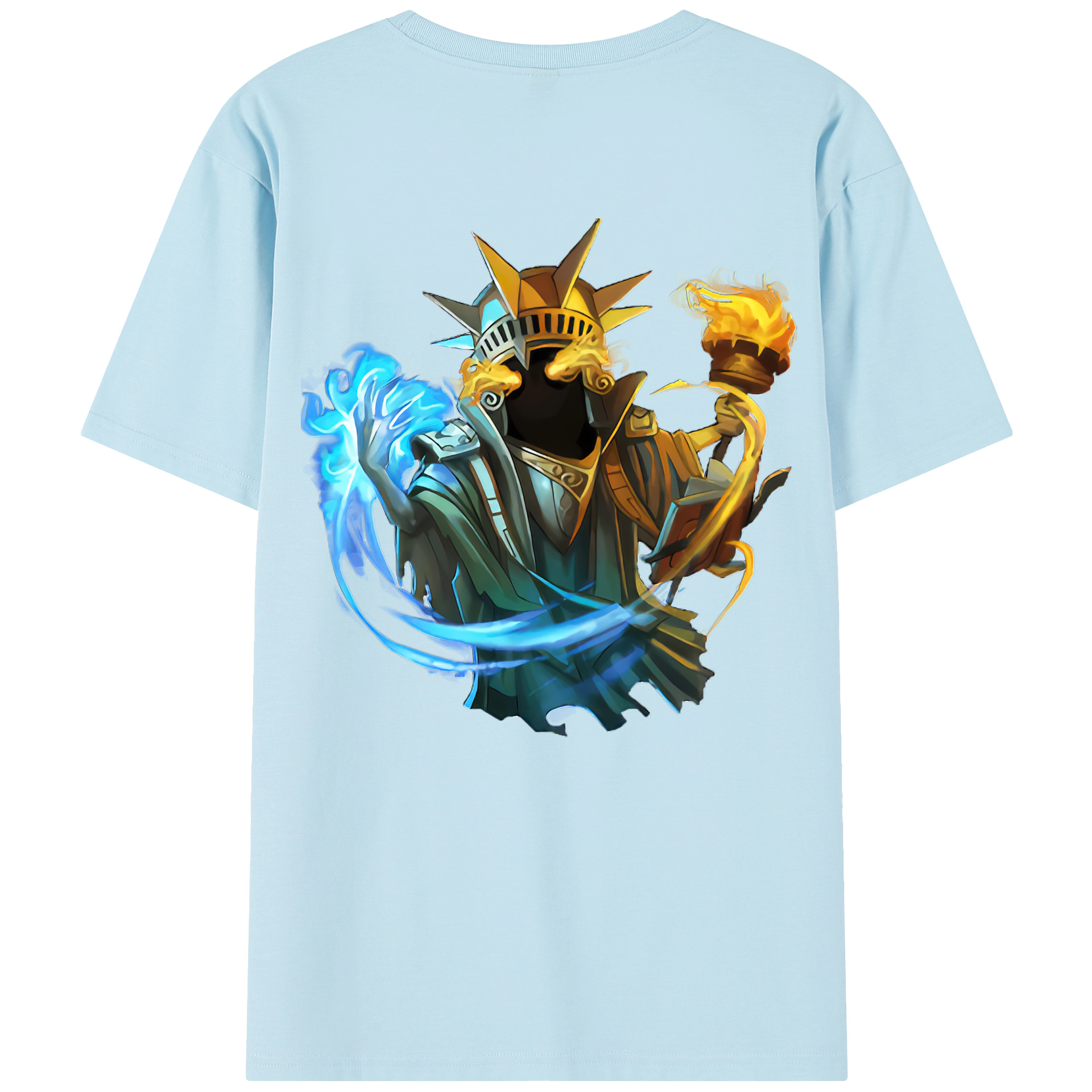 リーグ・オブ・レジェンド League of Legends LOL 綿100％半袖Tシャツ（背面プリント）